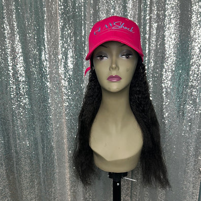 Wig Hat ( Pink )